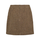 Brun ternet nederdel til kvinder