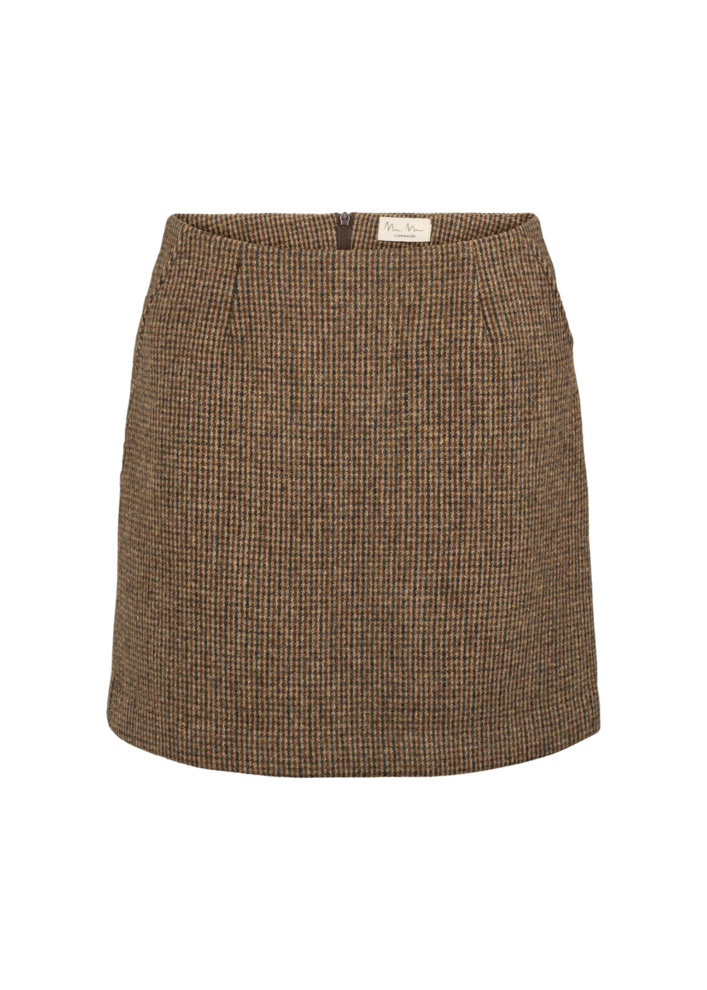 Brun ternet nederdel til kvinder