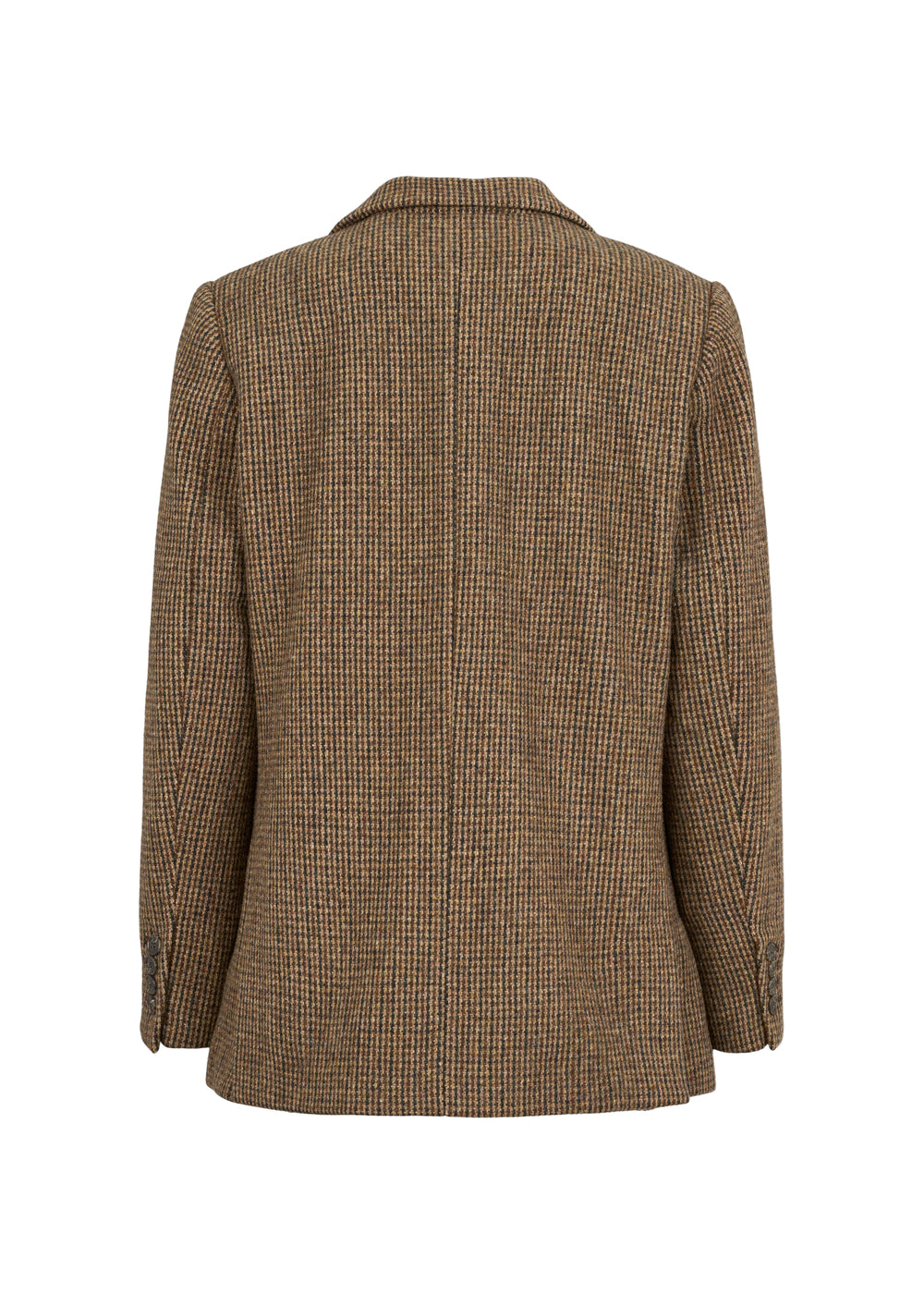 Brun ternet blazer til kvinder