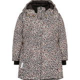 Olga Jacket, Vinterjakke - Leopard