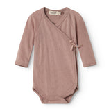 Belita, Uld Pointelle Bodystocking - Burnt Rose