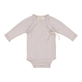 Tut Wrap LS, Uld Pointelle Bluse - Soft Dove