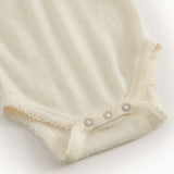 Bini, Uld Pointelle Bodystocking - Natural