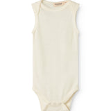 Bini, Uld Pointelle Bodystocking - Natural