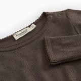 Benedikte, Uld Pointelle Bodystocking - Terre