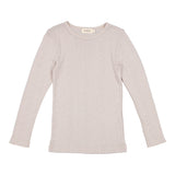 Tamra, Uld Pointelle T-shirt - Soft Dove