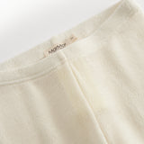 Leg, Uld Pointelle Leggings - Natural