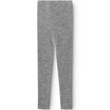 Leg, Uld Pointelle Leggings - Grey Melange