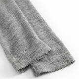 Leg, Uld Pointelle Leggings - Grey Melange