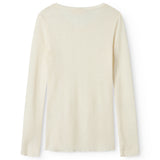 Tamra W, Uld Pointelle T-shirt - Natural