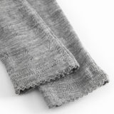 Piva, Uld Pointelle Bukser - Grey Melange
