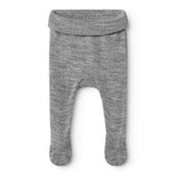 Pixa, Uld Pointelle Bukser - Grey Melange