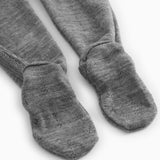 Rubetta, Uld Pointelle Heldragt - Grey Melange