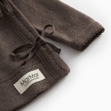 Tut Wrap LS, Uld Pointelle Bluse - Terre