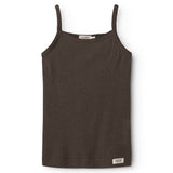 Strap Vest, Uld Pointelle Undertrøje - Terre