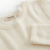 Night Dress, Uld Pointelle Nattøj - Natural