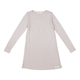Night Dress, Uld Pointelle Nattøj - Soft Dove