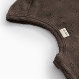 Balaclava, Uld Pointelle Elefanthue - Terre