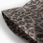 leopardmønstret regnhat i vandtæt materiale