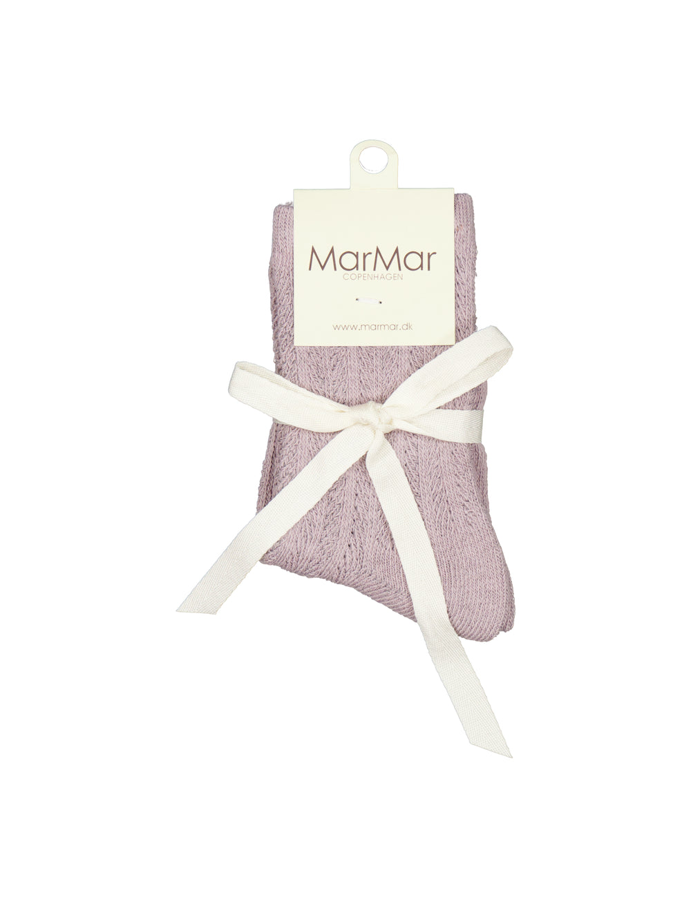 Knee Socks Pointelle, Strømpebukser - Airy Purple