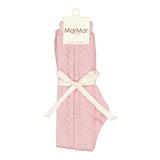 Knee Socks Pointelle, Strømper - Faded Rose