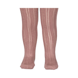 Tights Pointelle, Strømpebukser - Dusty Mauve