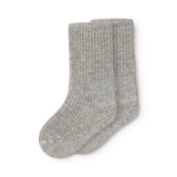 Newborn Socks 2-pack, Strømper - Light Grey Melange