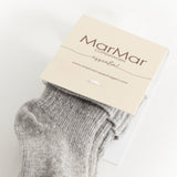 Newborn Socks 2-pack, Strømper - Light Grey Melange