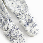 Bukser med fødder til de nyfødte med Moomin print