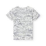 Kortærmet t-shirt til børn med et fint Moomin print