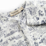 Langærmet baby heldragt med et sødt Moomin print