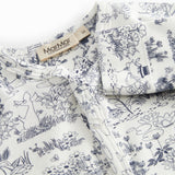 Langærmet baby heldragt med et sødt Moomin print