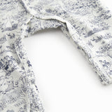 Langærmet baby heldragt med et sødt Moomin print