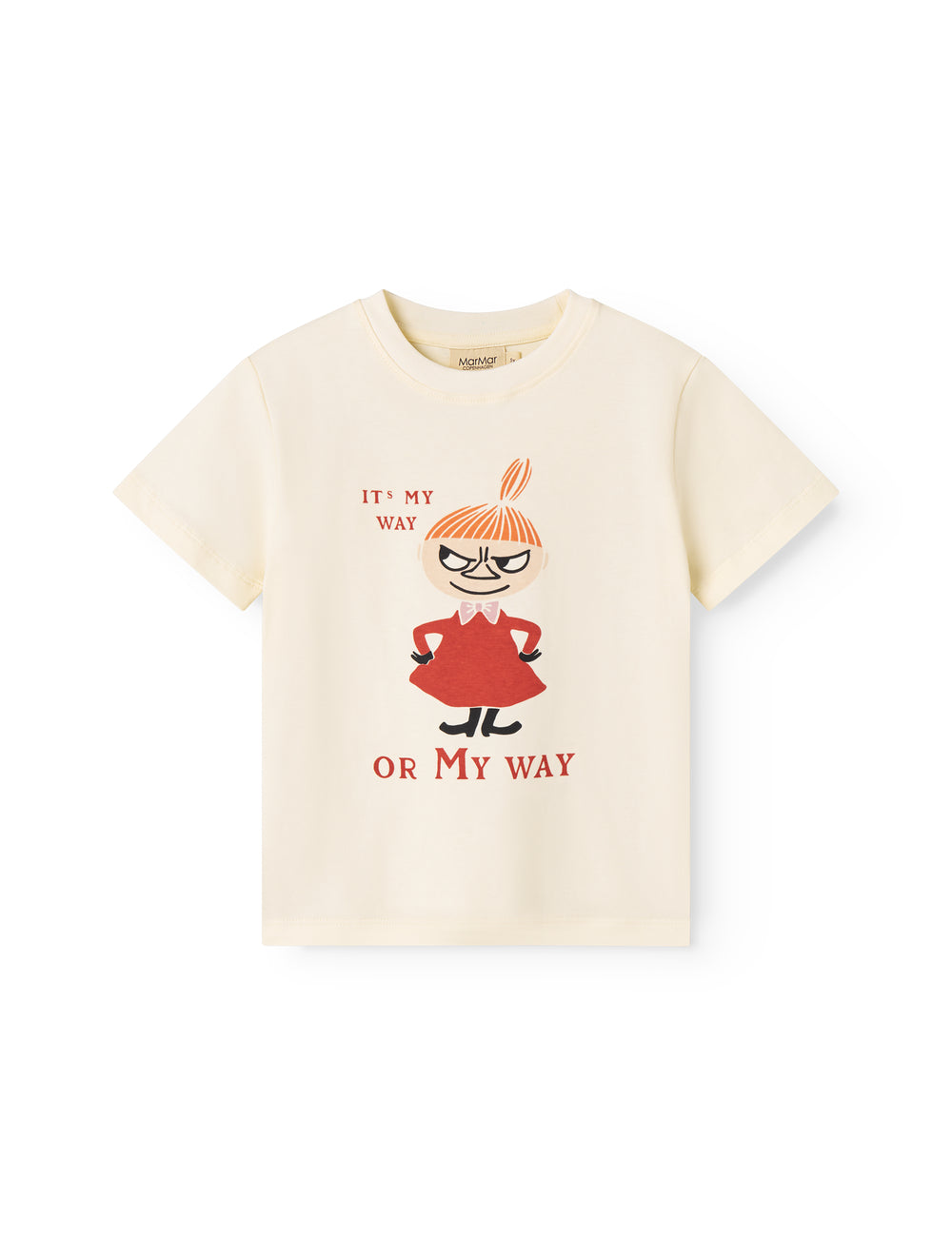 Kortærmet t-shirt til børn med print af lille My fra Moomin