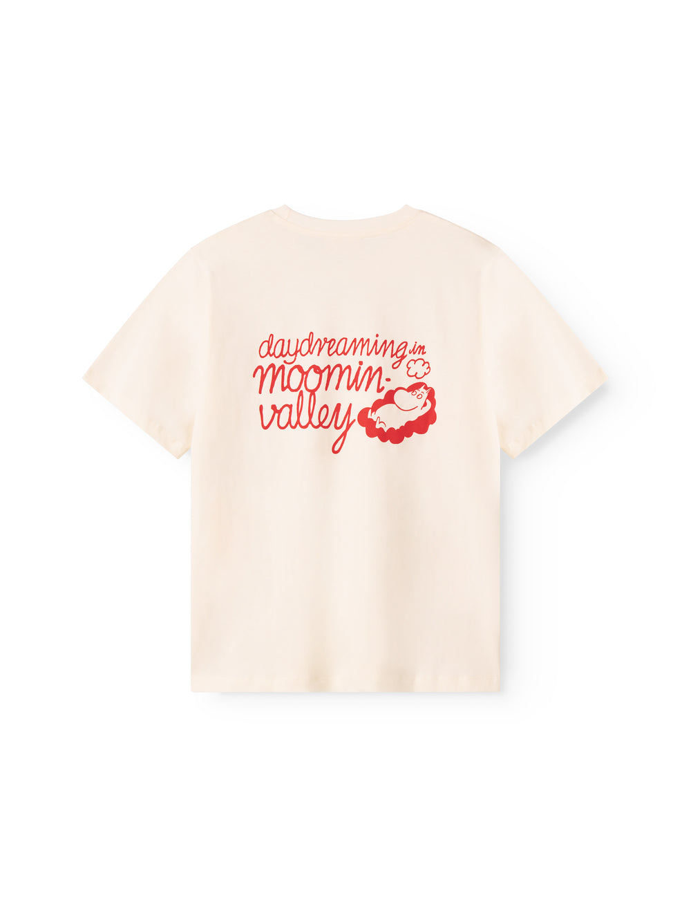 Kortærmet t-shirt til voksne med print af dagdrømmende Moomin