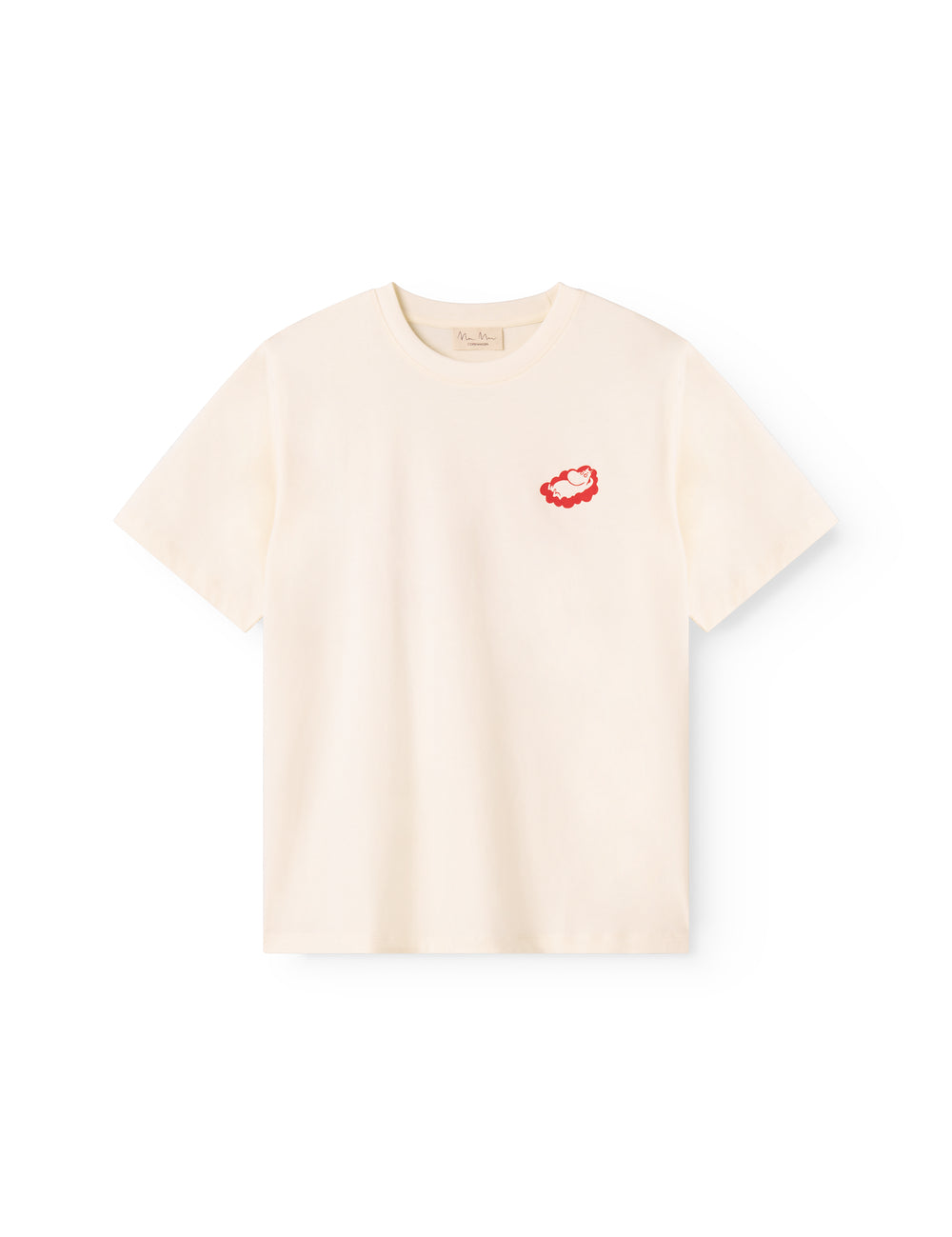 Kortærmet t-shirt til voksne med print af dagdrømmende Moomin