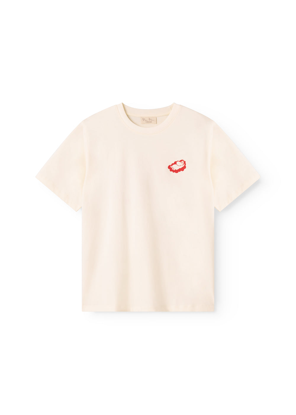 Kortærmet t-shirt til voksne med print af dagdrømmende Moomin