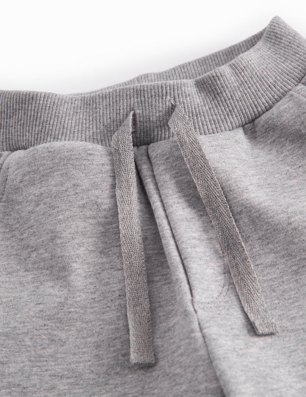 Grå sweatbukser til baby med Moomin print, elastik og bindebånd