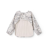 Langærmet spiseforklæde til børn med Moominvalley