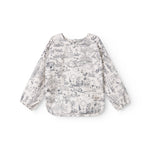 Langærmet spiseforklæde til børn med Moominvalley