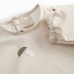 Langærmet spiseforklæde til børn med Moomin print