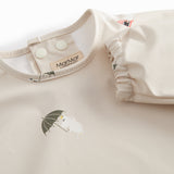 Langærmet spiseforklæde til børn med Moomin print