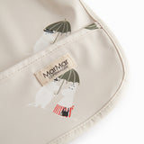 Langærmet spiseforklæde til børn med Moomin print