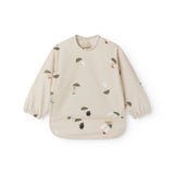 Langærmet spiseforklæde til børn med Moomin print