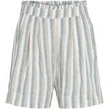 Pera W, Shorts - Dusty Blue Stripe