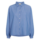 Tatum W, Skjorte - Cornflower Stripe