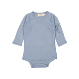 Belita, Uld Rib Bodystocking - Monsoon Blue