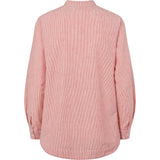 Tagan W, Skjorte - Red Hairline Stripe