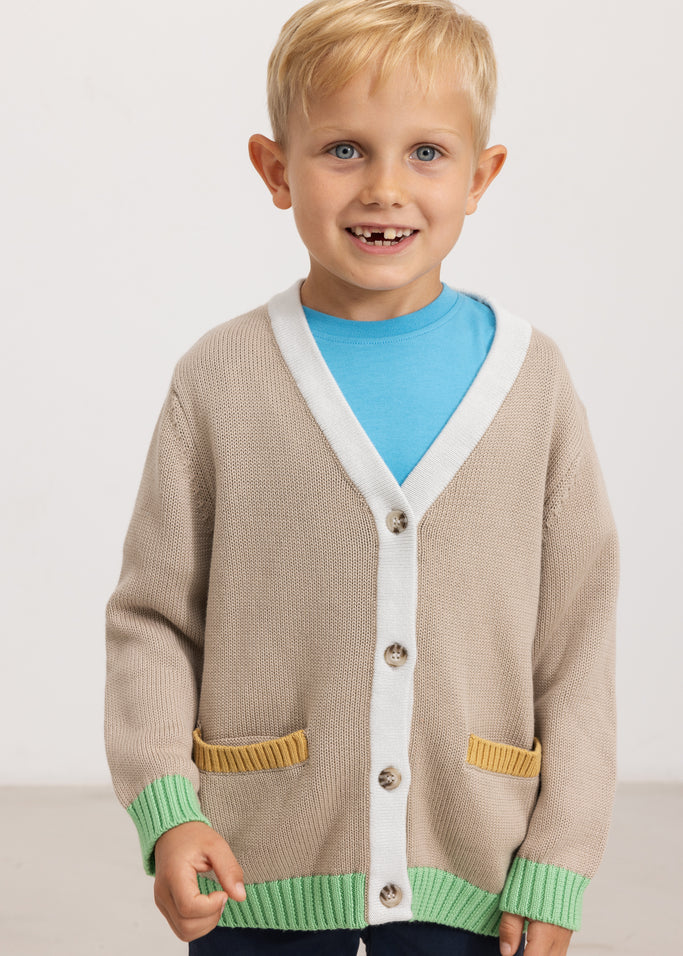 Tarono, Strik cardigan  - Multi Block