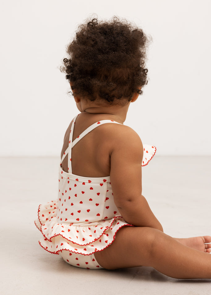 Swinnie Bathing Suit, Badedragt - Happy Hearts